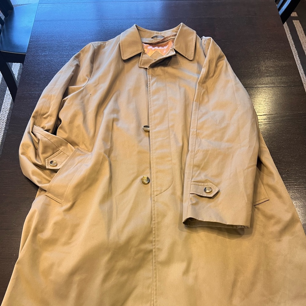 Vintage Richman single breasted trench coat